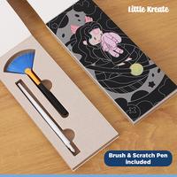 Gambar Rainbow Scratch Art Card / Buku Gambar Sketch & Scratch Note Book - Plain Set 50lbr dari Little Kreate undefined 5 Tokopedia