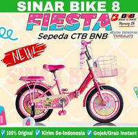 Gambar Sepeda Anak Perempuan BNB FIESTA 16 Inch Keranjang Usia 2-8 Tahun - Pink Full  dari Toko Sepeda Sinar Bike 8 undefined 1 Tokopedia