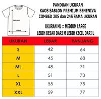 Gambar Ganbatte Samurai Burū Versi 3 Warna Putih Kaos Sablon Premium BenEnIva - XL, 24s dari Benhepi undefined 4 Tokopedia