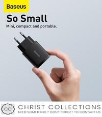 Gambar BASEUS KEPALA CHARGER FAST CHARGING 20W PORT USB & TYPE C PD QC3.0 - Hitam dari ChristCollections undefined 3 Tokopedia