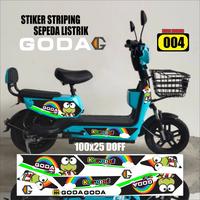 Gambar Stiker Striping Sepeda Listrik GODA Variasi QSA002 KEROPPI Doff/Glossy - 001 GLOSSY, QUANTAC LENTUR dari Queen Digital Print undefined 5 Tokopedia