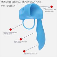 Gambar Pencil Grip Alat Bantu Tulis Anak 3 Jari /5Jari Writing Grip Pencil - Acak 3 Jari dari KAKAMART.ID undefined 5 Tokopedia