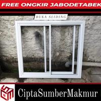 Gambar Jendela Aluminium 100x120cm (2 Daun) - Putih, Sliding dari CiptaSumberMakmur undefined 3 Tokopedia
