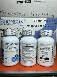 Gambar Bronson Melatonin 12 mg Fast Dissolve Peppermint 360 Tablet Vegetarian - isi 360 Lozenge dari Mnemonic Bronson undefined 3 Tokopedia