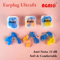 Gambar Earplug Ultrafit AGNIS Penutup Safety Telinga Peredam Suara Bising - Orange, AGNIS dari AGNICE Shop undefined 3 Tokopedia