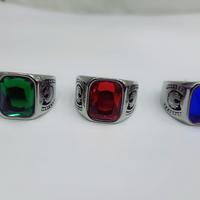 Gambar EXLUSIVE CINCIN PRIA BATU WARNA TITANIUM - hitambatubiru, 9 dari Aprilia Fashion Shop undefined 2 Tokopedia