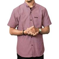 Gambar Kemeja Polos Lengan Pendek Pria Dewasa - Biru Muda, XL dari Zerofive_id undefined 5 Tokopedia