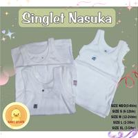 Gambar (3 Pcs) Singlet/Tanktop Anak Nasuka Putih / Warna Supersoft - Makassar - Warna, S dari Baby Quack undefined 1 Tokopedia