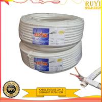 Gambar Kabel listrik Serabut Tebal 2x1.5 mm 50M Evolus Hitam Putih NYYHYO / N - Hitam dari Ruyigoldshop undefined 4 Tokopedia