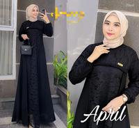 Gambar Gamis brukat jumbo tebaru size L XL XXL 3L 5L gamis kondangan gamis - Hitam, L dari ROSE HIJAB ROSE undefined 1 Tokopedia