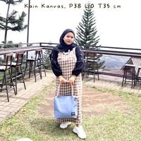 Gambar Tas Tote Bag Wanita Cewekn Totebag Shopping Bag Kanvas Canvas Kuliah - Warna232 dari Wonderbag&#39;s undefined 4 Tokopedia