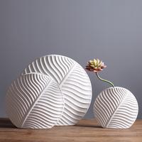 Gambar Leaf Vas Keramik Putih / Pottery / Home Decor / Pajangan Rumah - Small dari Odessa.Homegoods undefined 1 Tokopedia