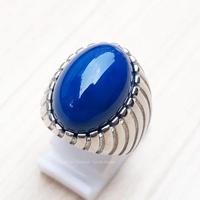 Gambar PR Cincin Batu Natural Blue Mizone u Legend Chalcedony Top Color dari Sugar Store 333 undefined 4 Tokopedia