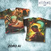 Gambar KAOS TAG THAILAND LUFFY '' ONE PIECE AI ' (AOP) ALL OF PRINT | ANIME - ZORO AI, 8XL dari Ukiyo Apparel Store undefined 3 Tokopedia