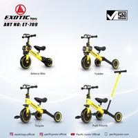 Gambar BALANCE BIKE PUSH BIKE 4 IN 1 EXOTIC ET 709 TRICYCLE SEPEDA ANAK - ET-709 WHITE dari Wildan Sholihin undefined 5 Tokopedia