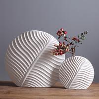 Gambar Leaf Vas Keramik Putih / Pottery / Home Decor / Pajangan Rumah - Small dari Odessa.Homegoods undefined 4 Tokopedia
