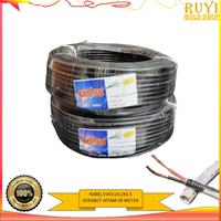 Gambar Kabel listrik Serabut Tebal 2x1.5 mm 50M Evolus Hitam Putih NYYHYO / N - Hitam dari Ruyigoldshop undefined 1 Tokopedia