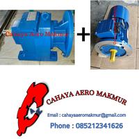 Gambar Helical Gearmotor TR 78 ratio 5-9 c/w Ac Brake motor 5.5hp 4kw 3phase dari Aeromax_NEW undefined 1 Tokopedia