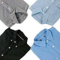 Gambar Kemeja Pria UNQL Lengan Panjang (4 Warna) Bahan Cotton Chambray dari BrandedPlus undefined 4 Tokopedia