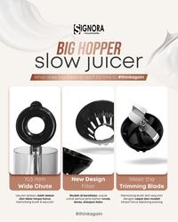 Gambar Signora Slow Juicer Big Hopper 55 RPM Juicer Buah Sayur Kacang Kedelai dari Multikitchenware Official undefined 5 Tokopedia