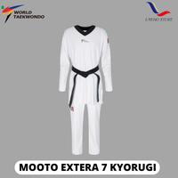 Gambar MOOTO EXTERA 7 Kyorugi Uniform Dobok / DOBOK TAEKWONDO - KERAH HITAM, 190 cm dari LAKUOSTORE undefined 2 Tokopedia