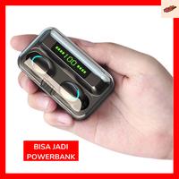 Gambar TWS Murah F9-5 Headset Bluetooth Earphone 2in1 with Powebank Terlaris dari Toko Serba Ada Bekasi undefined 1 Tokopedia