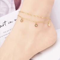 Gambar Gelang Kaki Wanita Titanium Stenlis Asli Anti Karat Original 2 Layer dari Kilau ID undefined 4 Tokopedia