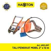Gambar Hasston Tali Pengikat Mobil 2”x12m / Ratchet Tie Down Strap (4501-007) dari Hasston Tools undefined 3 Tokopedia