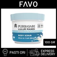 Gambar Lulur Mandi Purbasari Susu + Bengkoang - 100 gr - Pemutih Badan dari FAVO Official Store undefined 1 Tokopedia