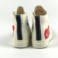 Gambar DAH539 Sepatu Sneakers Wanita Converse 70s High Cdg Play Original 100% - High White, 37 dari cerahmalls undefined 3 Tokopedia