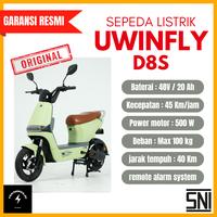 Gambar best seller sepeda listrik uwinfly D8S garansi resmi - Putih dari centrabike undefined 1 Tokopedia