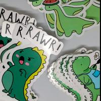 Gambar Cetak Stiker Die Cut Cutting Putus Custom Pola Desain - GLOSSY dari Folder Print undefined 4 Tokopedia