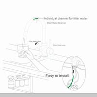 Gambar Techzm Water Filtration Kitchen Faucet 3 Way Water Filter Taps Brushe dari Kimetsu Store333 undefined 3 Tokopedia