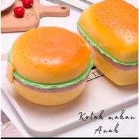 Gambar Kotak bekal lucu bentuk burger lunch box - PERSEGI dari La Royale undefined 1 Tokopedia