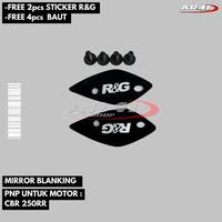 Gambar Mirror Blanking Cover Tutup Spion R&G CBR250RR R15V3 GSX R25 NINJA 250 - HONDA CBR250RR dari ar41motoshop undefined 1 Tokopedia