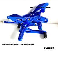 Gambar Footstep Underbone Satria FU 150 Fast Bikes - Hitam dari San jaya motor variasi undefined 2 Tokopedia