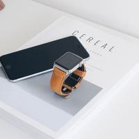 Gambar Tali Strap Kulit Suede Apple Watch iWatch Ultra 2 41 45 49mm 5 6 7 8 - Light Brown, Ultra 49MM dari Triangle Store Jakarta undefined 5 Tokopedia