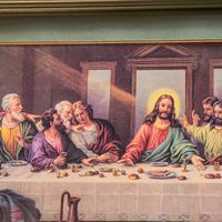 Gambar Pajangan dinding Rohani The last supper Wall Art Print Vintage jadul dari YAYA Antique Store undefined 2 Tokopedia
