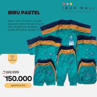 Gambar IBUN MALL - STELAN BAYI NEWBORN LENGKAP I MOTIF LUCU I BUY 1 GET 1 FRE - BIRU PASTEL, TEDDY MUSTARD dari Ibun Mall undefined 3 Tokopedia