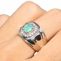 Gambar Natural Cincin Batu Permata Zamrud Colombia CE Minor 2 - 8x6x7mm R9 dari POETRA GEMS STONE undefined 4 Tokopedia