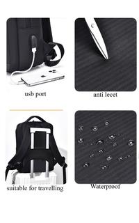 Gambar Tas Backpack Premium Pria&Wanita Tas Kerja Tas Sekolah WaterProof - Hitam dari NeoOneOfficial undefined 4 Tokopedia