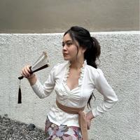 Gambar BB Kebaya kemala | kebaya kantoran | kebaya hijab - Putih, L dari indah str undefined 2 Tokopedia