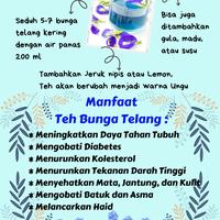 Gambar Bunga Telang Kering 100 gram dari House of Gimbul undefined 2 Tokopedia
