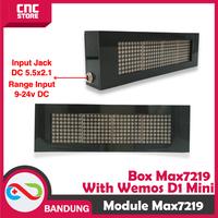 Gambar Module max7219 led dot matrix module with wemos d1 mini dari MyCNC undefined 1 Tokopedia