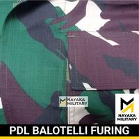 Gambar Baju PDL Balotelli Furing Sleting Seragam Tentara Loreng TNI - EK3 dari Nayaka Military undefined 2 Tokopedia