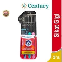 Gambar COLGATE TOOTHBRUSH SLIMSOFT CHARCOAL 3'S / PERAWATAN GIGI / SIKAT GIGI dari Century Healthcare Express undefined 1 Tokopedia
