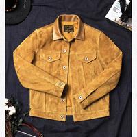 Gambar Jaket Kulit Suede Type 3 colour Tan natural - S dari Denim Selvedge Market undefined 1 Tokopedia