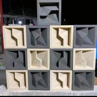 Gambar Roster minimalis/Loster beton/roster beton motif petir anti tampias 2 muka dari BERKAH ROSTER ID undefined 3 Tokopedia