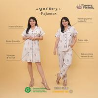 Gambar Nyonya Piyama Set Katun Classic - Barney Classic - DASTER, L dari NyonyaPiyama undefined 2 Tokopedia