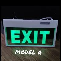 Gambar Lampu pintu keluar darurat emergency exit sign LED - Model B dari smartled kenari undefined 1 Tokopedia